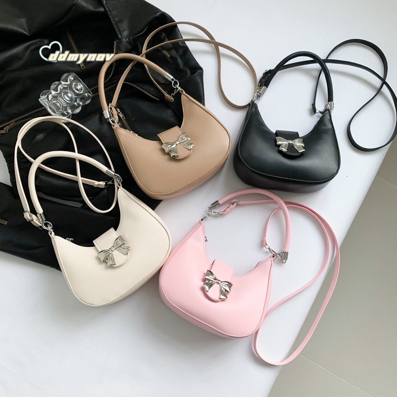 Textured Casual Handbag for Women 2025 New Trend Spring Aesthetic Crossbody Niche Mini Shoulder Underarm Bag ddmynov