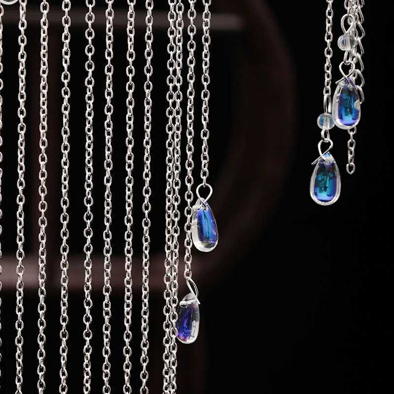 Chinese Style Face Curtain Vintage Hanfu Hair Accessories Girl Long Pearl Mask Masquerade Step Shake Ears Hanging Retro Jewelry Z250605