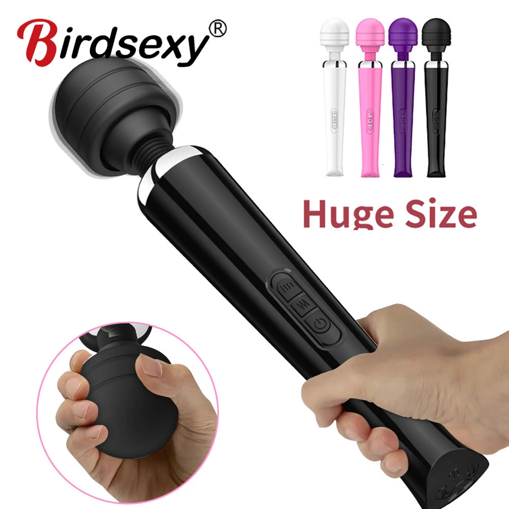 Powerful Big Magic Wand Vibrator Sex Toys for Women Masturbator Clitoris Stimulator G-spot Dildo Vibrator AV Sex Toys for Adults 250603