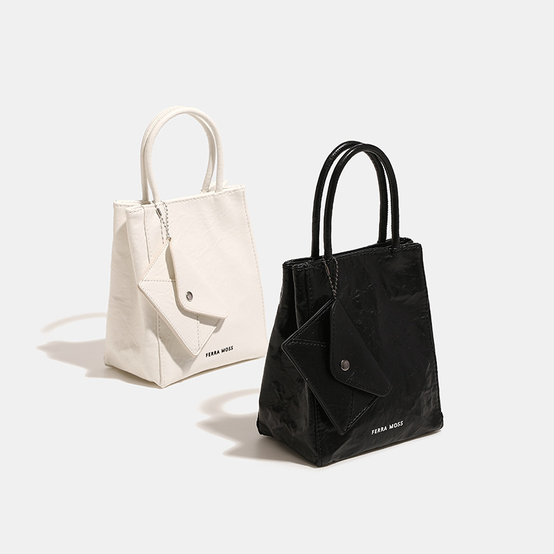 Free Shipping Original Pleated Paper Bag Women's Luxury Designer Bags Fashionable High-end Handbag Casual Versatile Crossbody Bag Niche Shoulder 