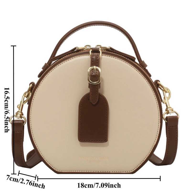 2025 new texture fashion crossbody small round bag for women this year popular retro handbag exquisite waterproof shoulder bags M250606