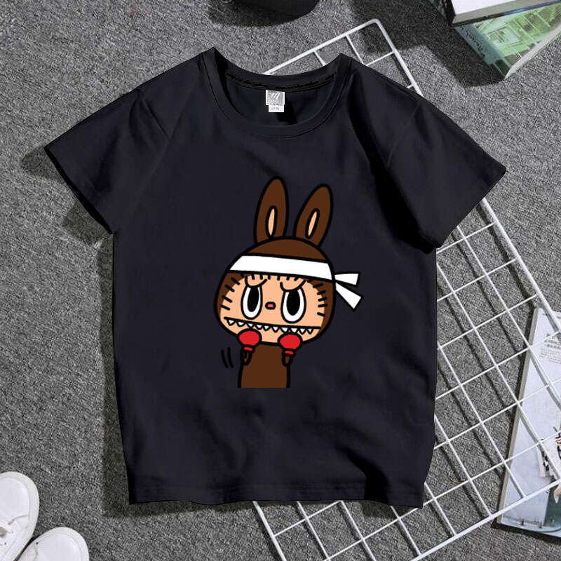 Labubu Summer Labubu Anime Merchandise Short Sleeve Unisex Two-Dimensional Trendy T-Shirt Casual Versatile Top