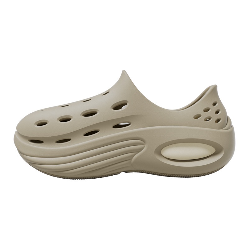 Summer free shipping new luxury designer men's anti slip height increasing beach shoes with toe caps, outdoor sandals for outdoor wear