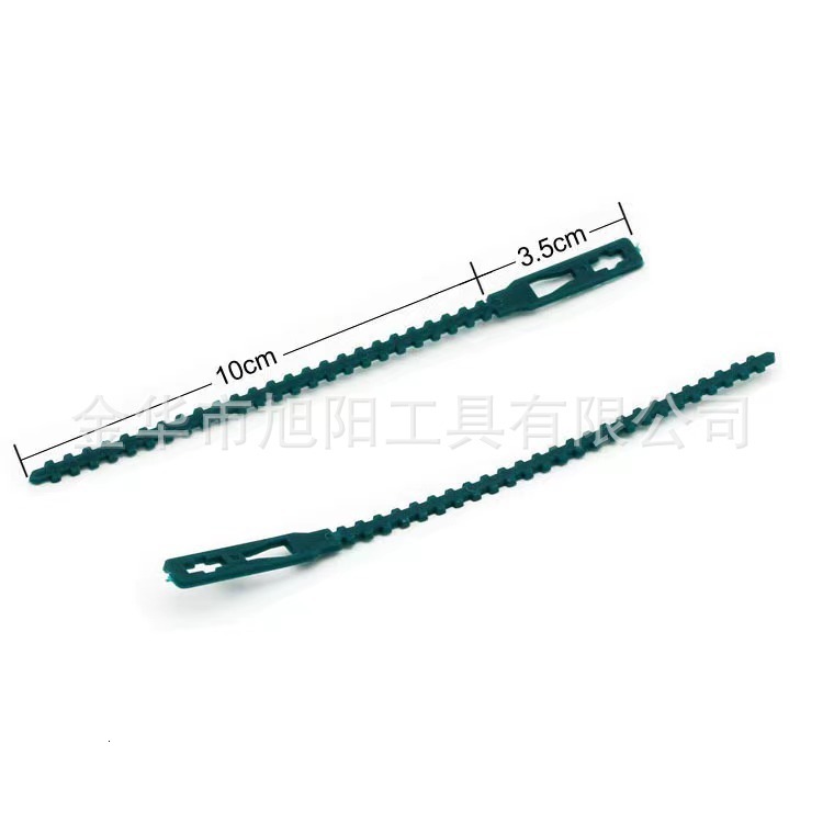 Fishbone PP Plastic Binding Vine Climbing Seedling Plant Wire Fixing Green Tie