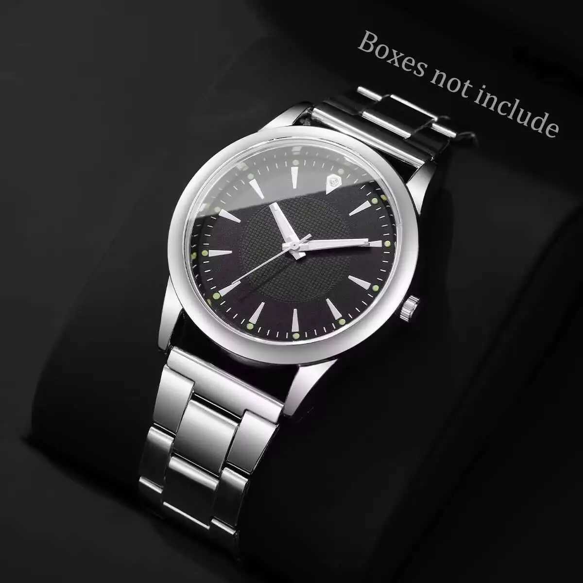 Fashion Men Business Watches Simple Dial Mens Quartz Watch Clock Reloj HombreWithout Box Y250605
