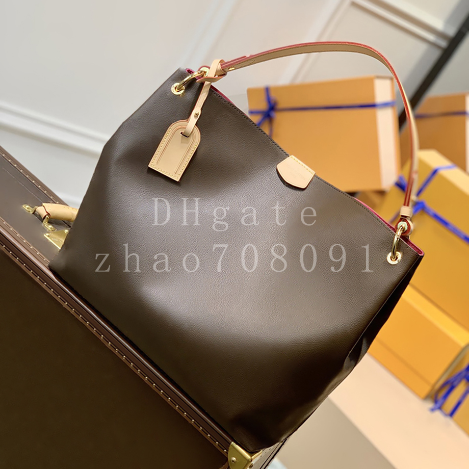 Designer Women's Handbag - Cowhide Shoulder Bag with Tote bag, MM size 41cm With Box L217