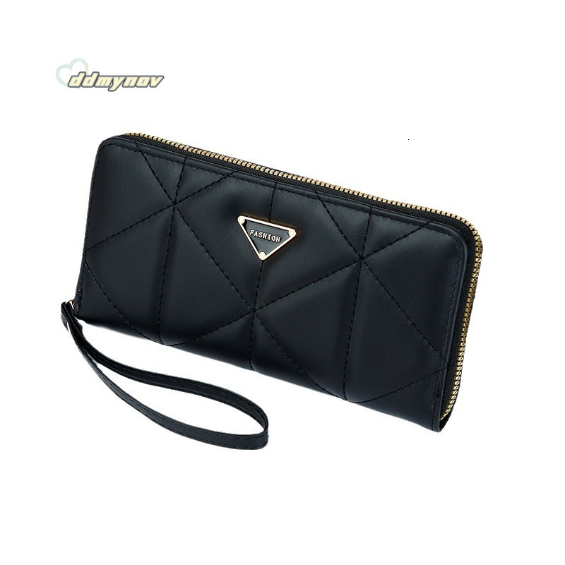 Korean Style New INS Long Large Capacity Zipper Women's Wallet Fashionable High-end Clutch ddmynov