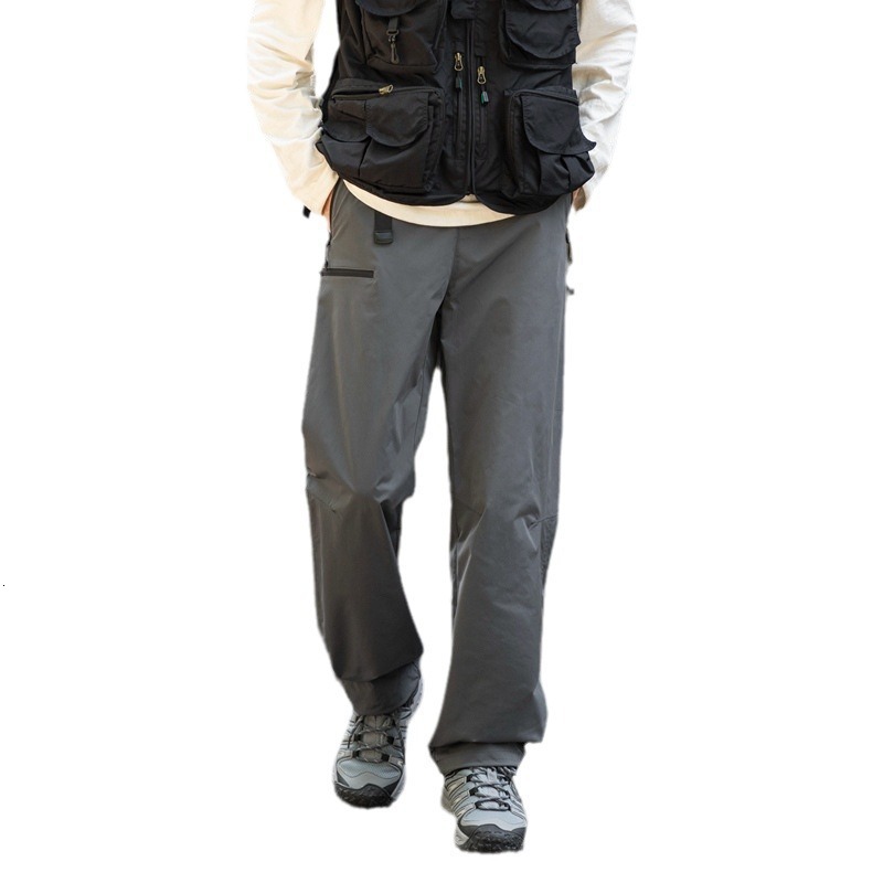 Ddmyoutdoor Outdoor Work Quick Drying Paratrooper Spring And Autumn Waterproof Functional Pants Men S Straight Tube Hiking Casual Pants Jackets