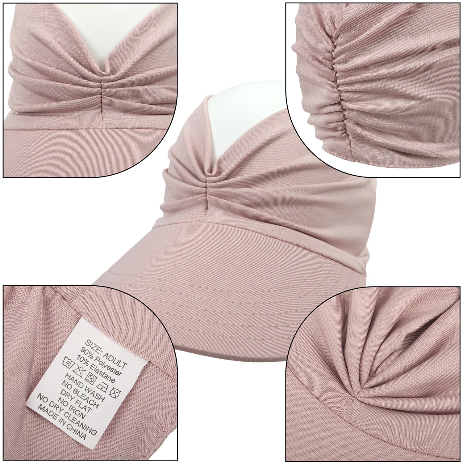 women Beach sun hat spring and summer empty top sun hat ladies outdoor sports sun-protection cap outdoor running cap 250603