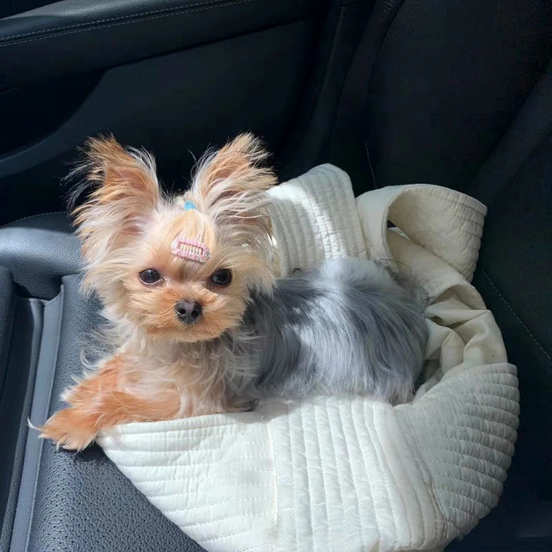 Comfortable Dog Bag Pet Crossbody Shoulder Bag Outdoor Travel Handbag Canvas Single Shoulder Cat Bag Sling Comfort Tote Bag 250603