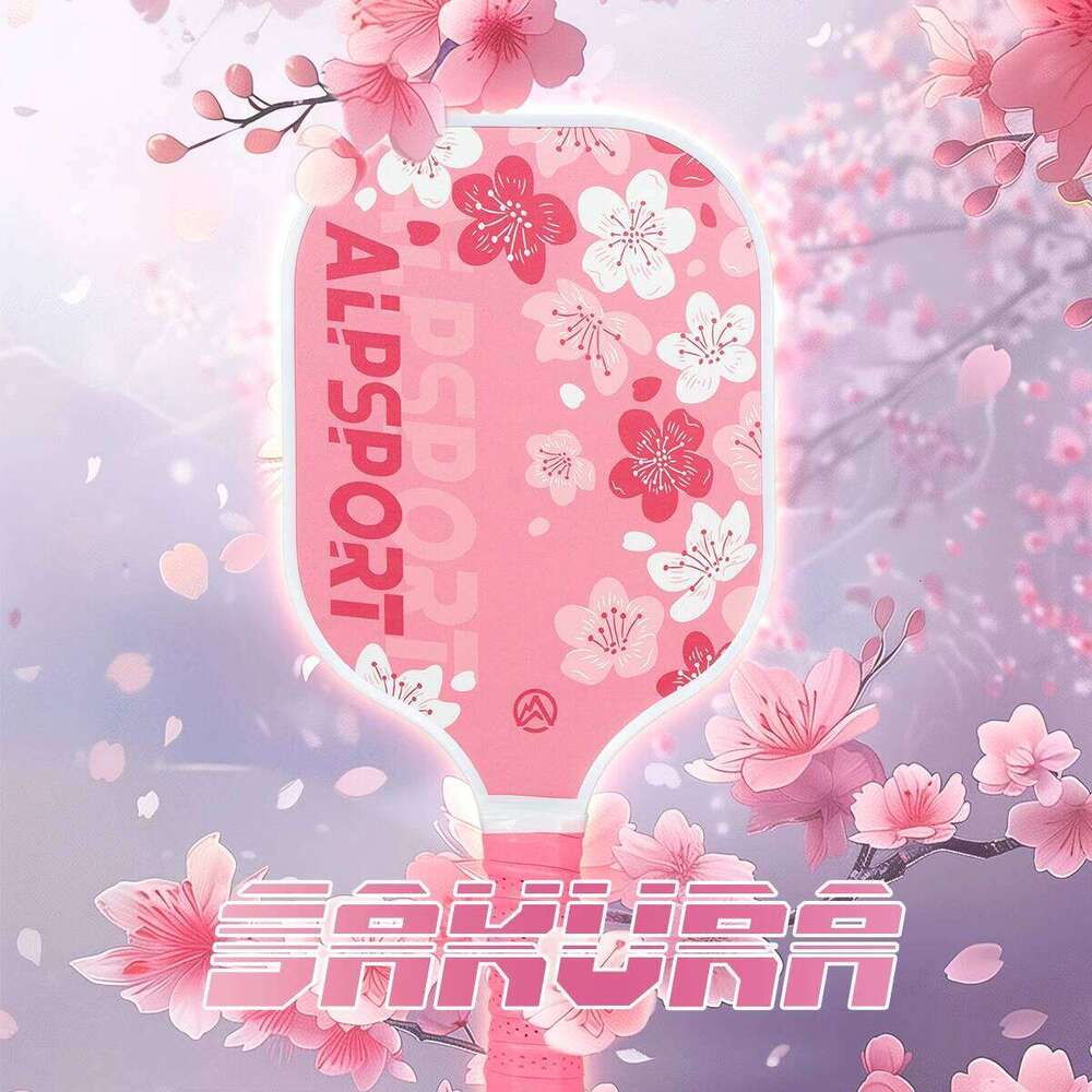 ALPSPORT USAPA Approved pickleball paddle Thermoformed Unibody T700 Raw Carbon Fiber Spin Textured Surface With Foam Edge