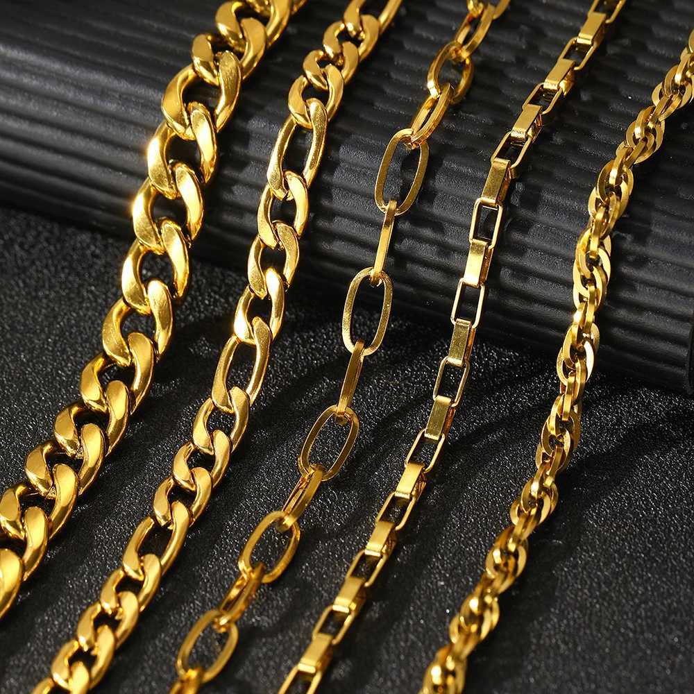 Stainless Steel Bracelet Premium Texture Chunky Chain Simple Bracelet No Fade High Quality Atmosphere Bracelet For Women Jewelry W250606