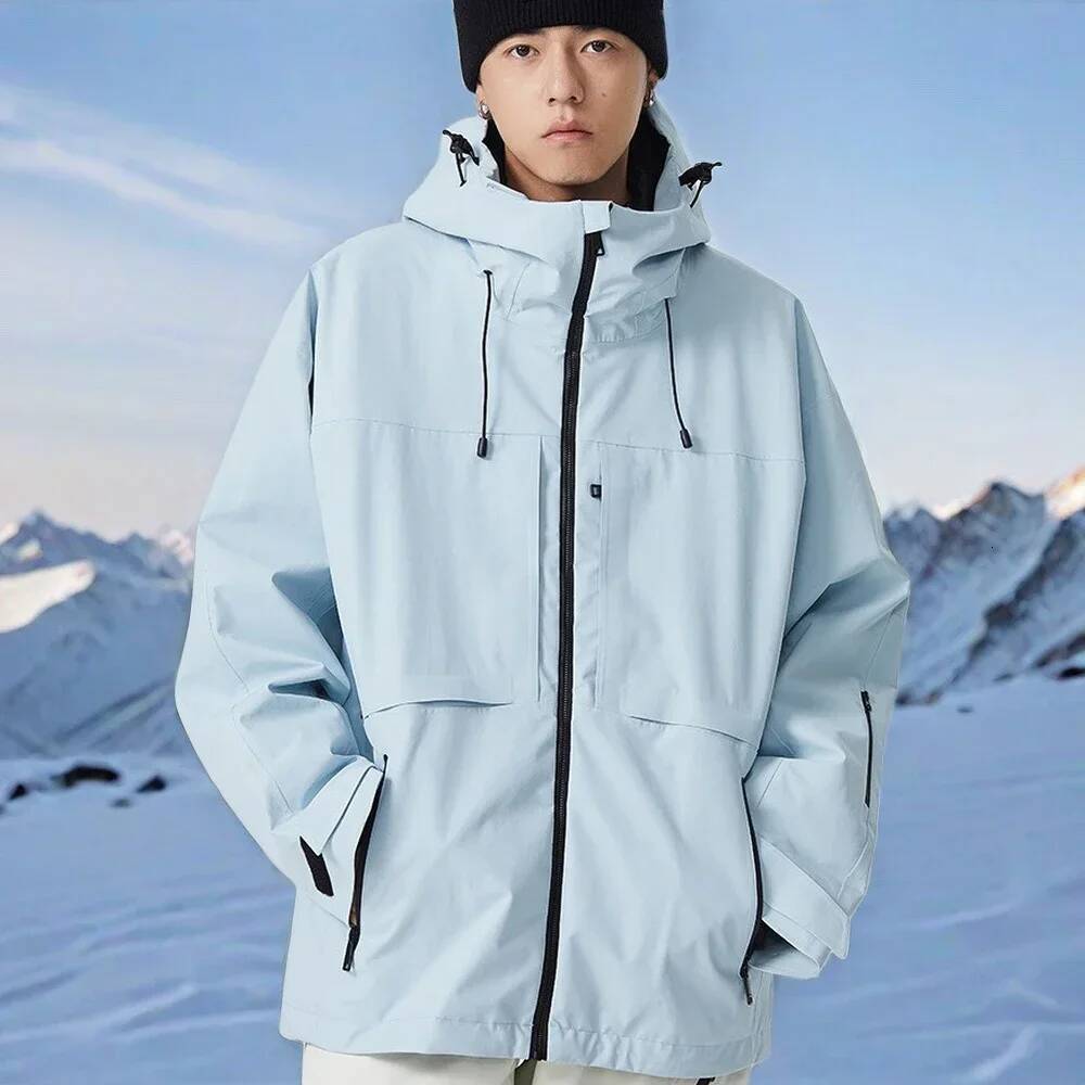 Ddmyoutdoor Winter Couple Jackets New Woman Snowboard Sport Tops Man Warm Skiing Coats Pro L Waterproof Windproof Snow Clothes Jogging Suit