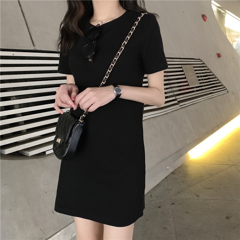 LYWD280 Spring and summer new arrival one-shoulder waist temperament single-breasted flared sleeves solid color design short skirt dress for women