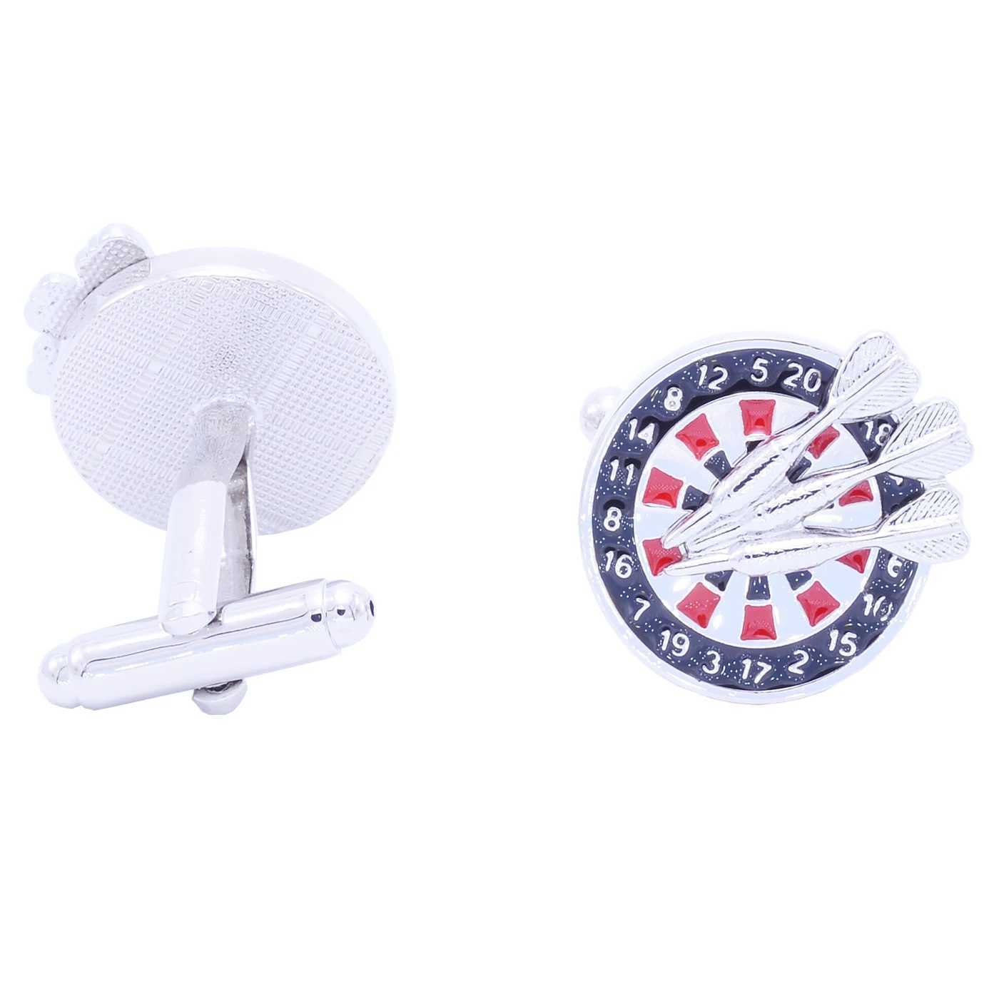 4 Styles TZG Sports Cufflinks Men Cuff Links Golf Darts 1 Pair Shipping W250606