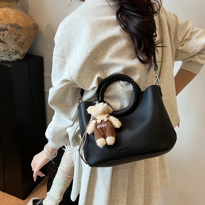 designer Fashion Handbag for Women 2025 New Style Lychee Texture Stylish Shoulder Bag Versatile Mother-Daughter Crossbody Bag
