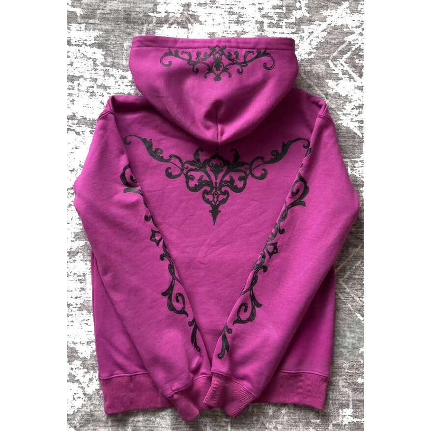 Ins Style Personality Dark Print Sweatshirt Long Sleeve Pullover Hoodie Street Fashion Y2K