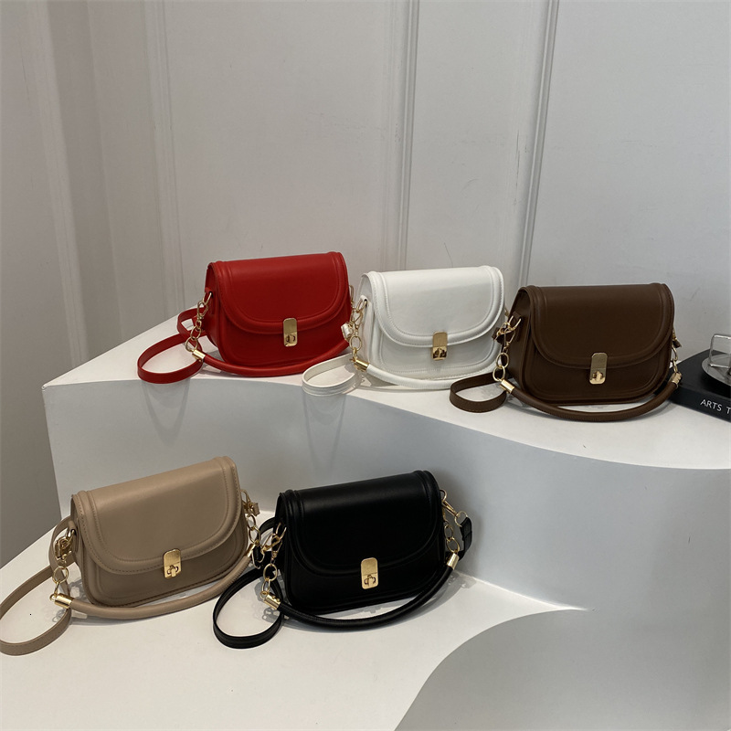 designer Vintage Small Square Bag 2025 Spring New Niche Small Bag for Women Simple Fashion Trendy Casual Shoulder Crossbody Bag