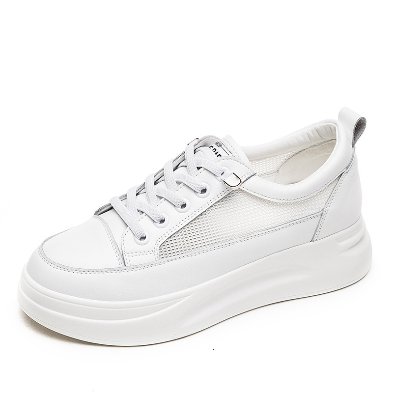 Thick Casual Shoes Soled Sneakers With Hidden Wedge Casual For Women Versatile Sports Shoes Korean Style Slip On White Shoes Ddmysaturn