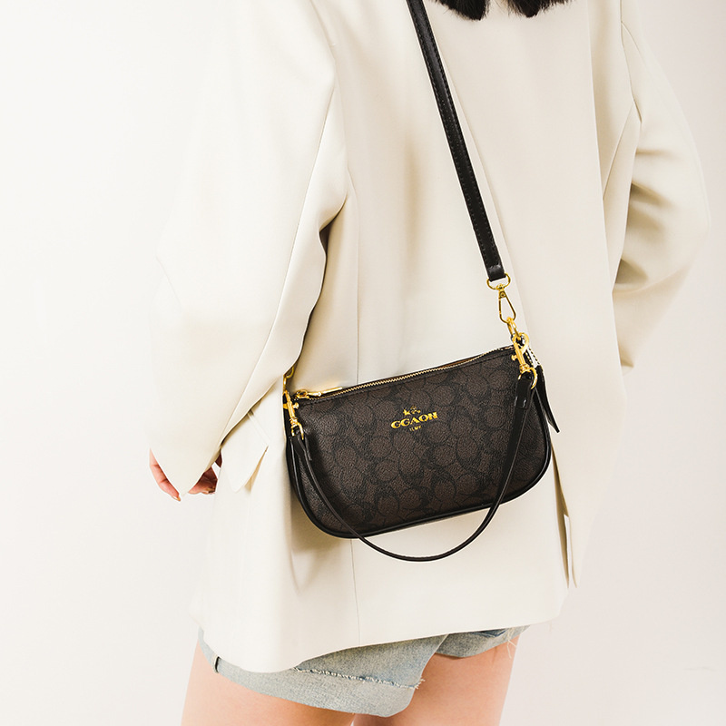 Designer bag free shipping 2025 new fashion light luxury high-end texture armpit bag single shoulder crossbody bag for women