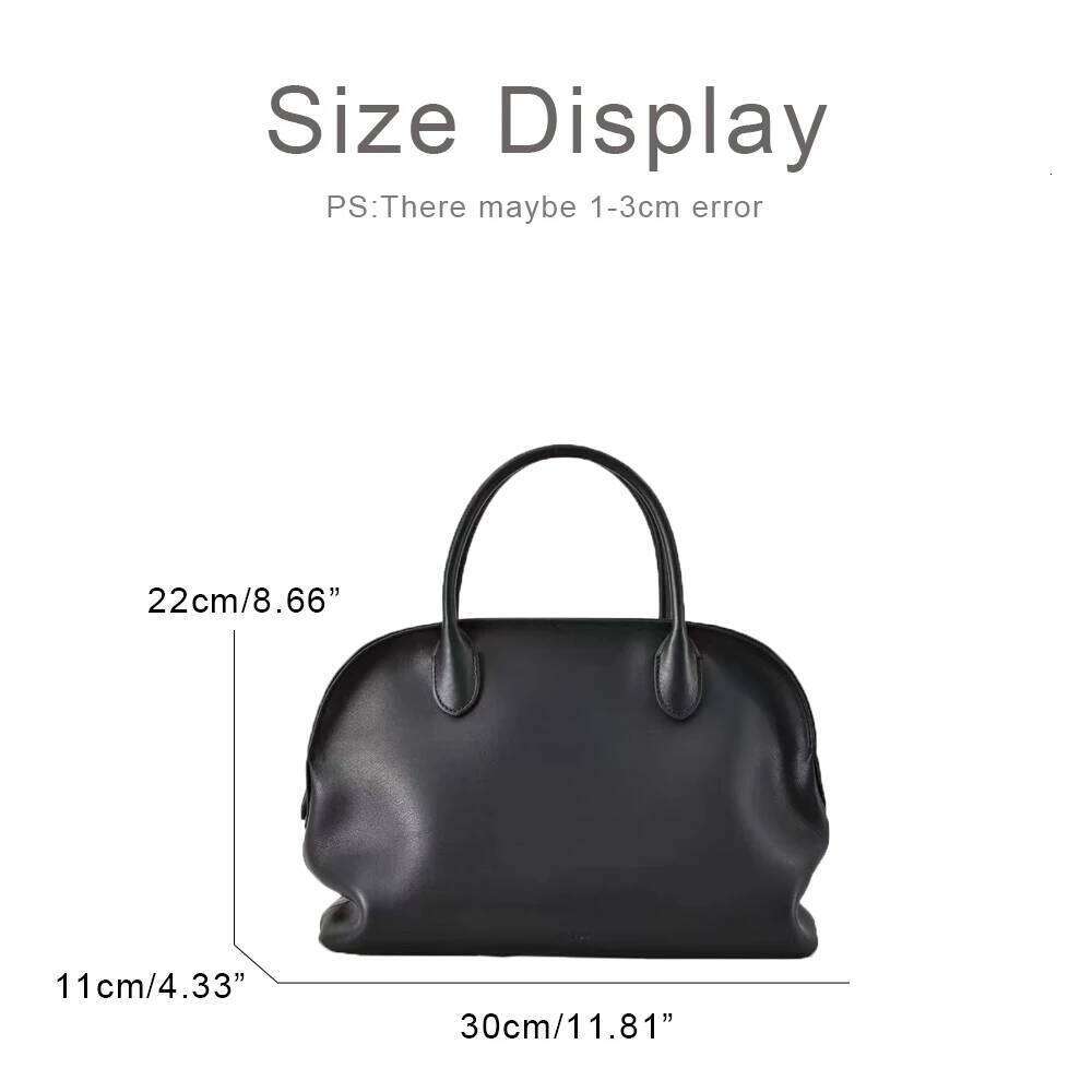 Custom Initials Genuine Leather Bowling Bag For Women Designer Handbag Purse New In Natural Cowhide Top Handle Wrist bag
