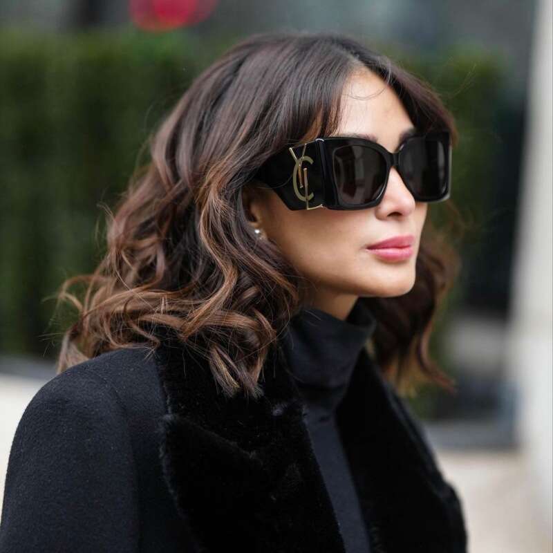 Y2K Style Cat Eye Sunglasses for Women Fashion Large Frame High-end Sun Protection Glasses