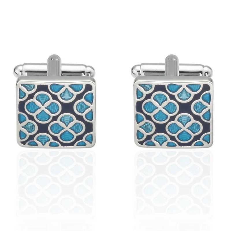 Business Shirt Cufflink for Men Brand Black Cuff Link Wholesale Button High Quality Round Luxury Wedding Male Cufflink W250606