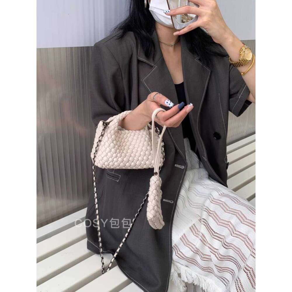 COSY Mini Woven Tote for Women Summer Crossbody Bag New Fashion Versatile Handbag