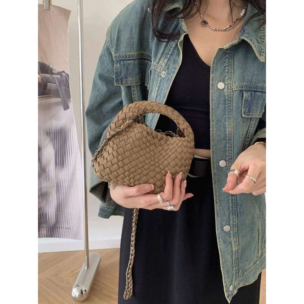 High Quality Handwoven Small Tote Handbag New Nylon Women s Fashion Shoulder Crossbody Bag