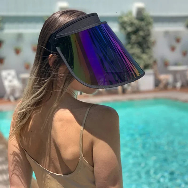 Sunshade and Eye Protection Two-in-one Sun Hats Summer Cap Full Face Shield for Ladies Men Waterproof Breath Beach Visors Hat 250603