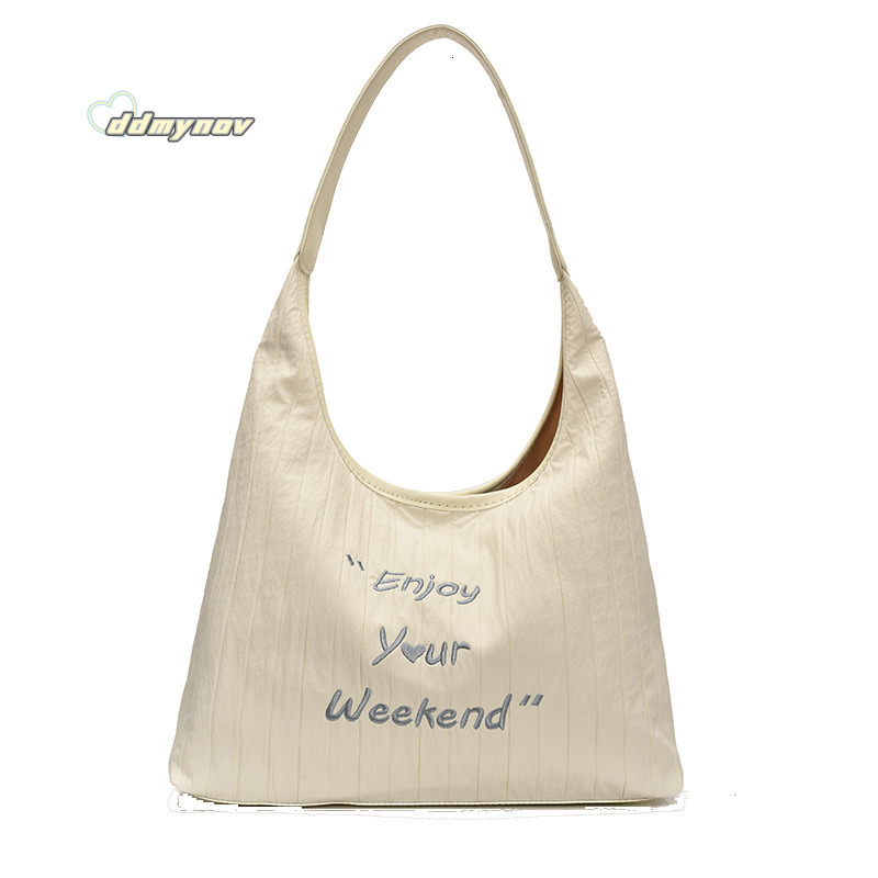 2025 New Tote Large Capacity for Women Travel Commute Shoulder Fashion Niche Versatile Handbag Bucket Underarm Bag