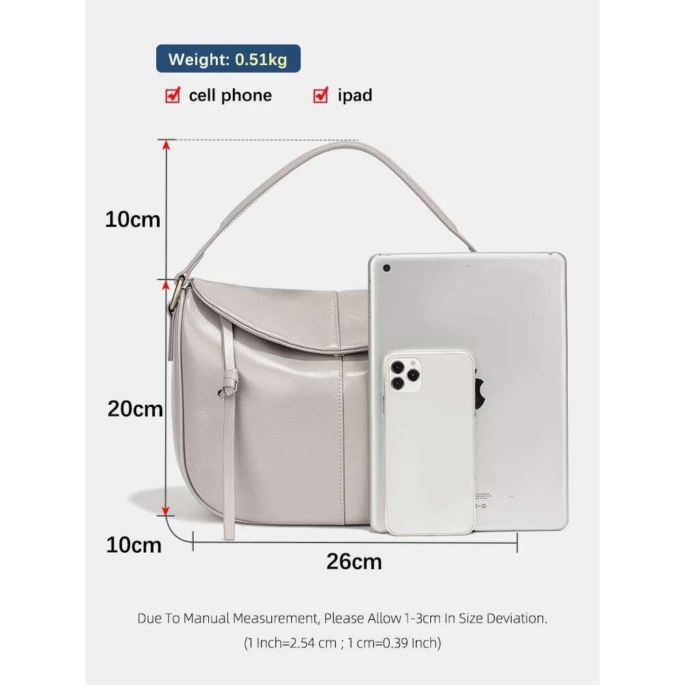 Zency Soft Genuine Leather Hobo Bag Simple Fashion Tassel Handbag Women Large Crossbody Shoulder Bags For Commuter Shopper