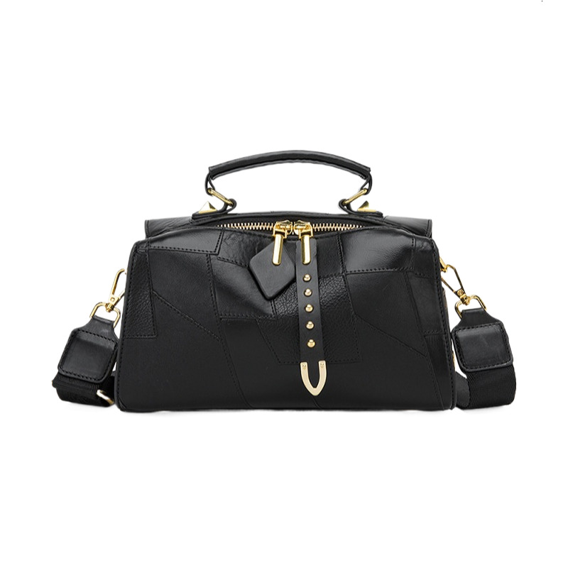 Free Shipping Summer New Niche High-end Retro Handbag Fashion Versatile Designer Bags Shoulder Soft Luxury Leather Crossbody Boston Bag