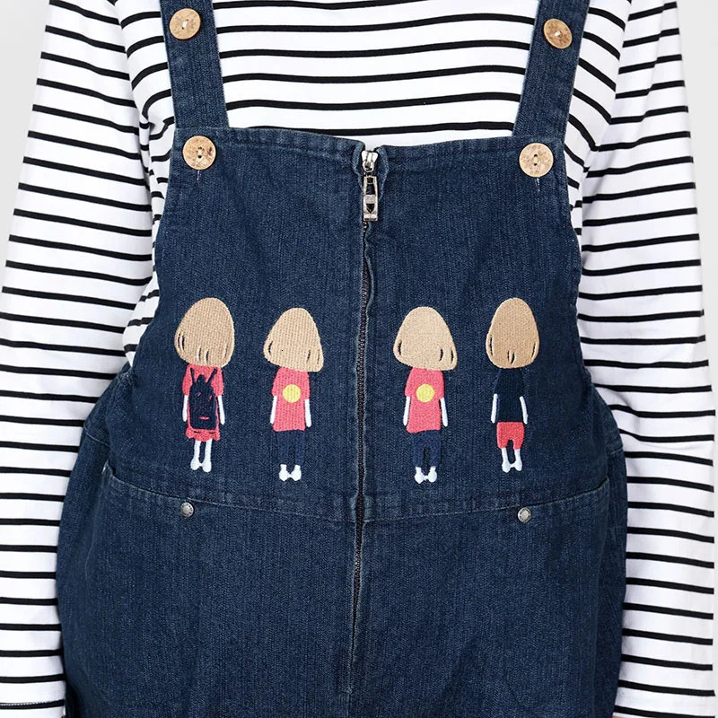 Maternity Clothes Denim Bib Pant Suspender Trousers Loose Pregnant Women One-Piece Rompers Overalls Jumpsuits Pregnancy Clothing 250605