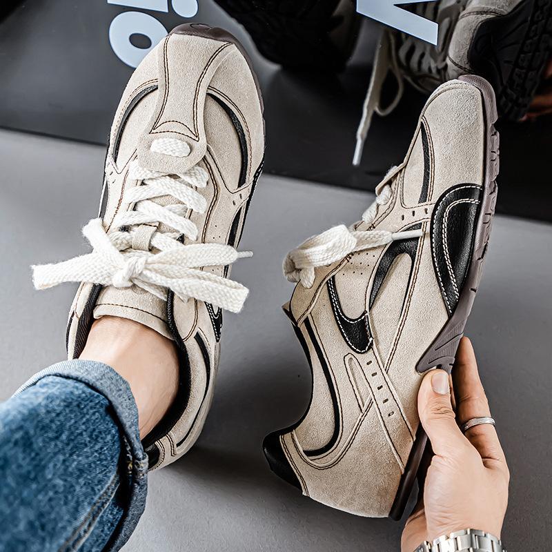 2025 Spring New Designer casual shoes German Training Versatile Flat White Agan Lightweight Sports Casual Men's Shoes