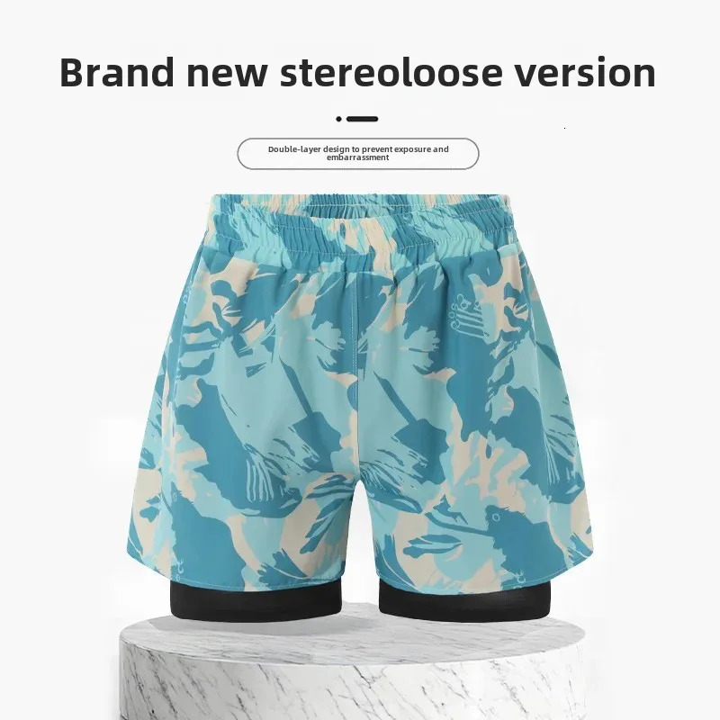 Mens Swimming Trunks Quick Dry Large Size Anti-Embarrassment Beach Pants Essential for Springs And Beach Travel 250530