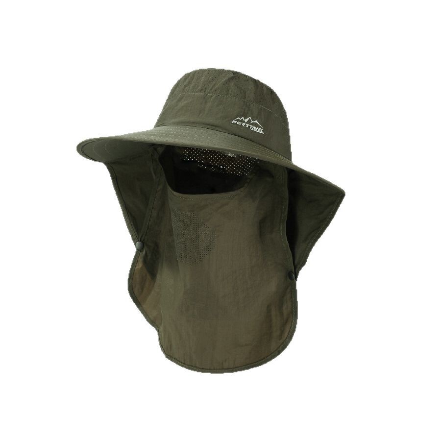 Summer New Quick-Dry Waterproof Face Mask Shawl Unisex Outdoor Protection Hiking Sun Hat