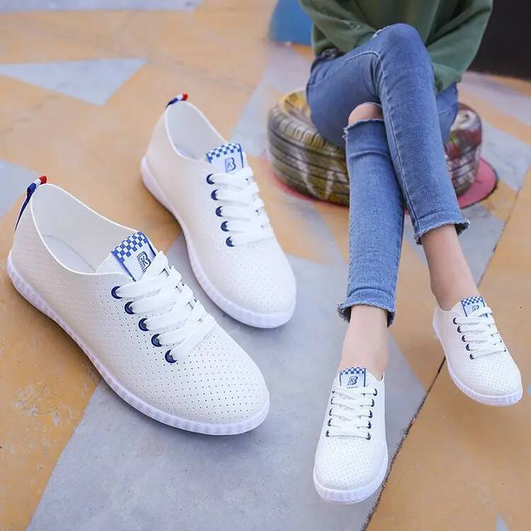 Ddmyoutdoor Hot New Fashion Light High Quality Women Girls Flats Slip On Breathable Casual Shoes Flat Shoesfg Outdoor Shoes