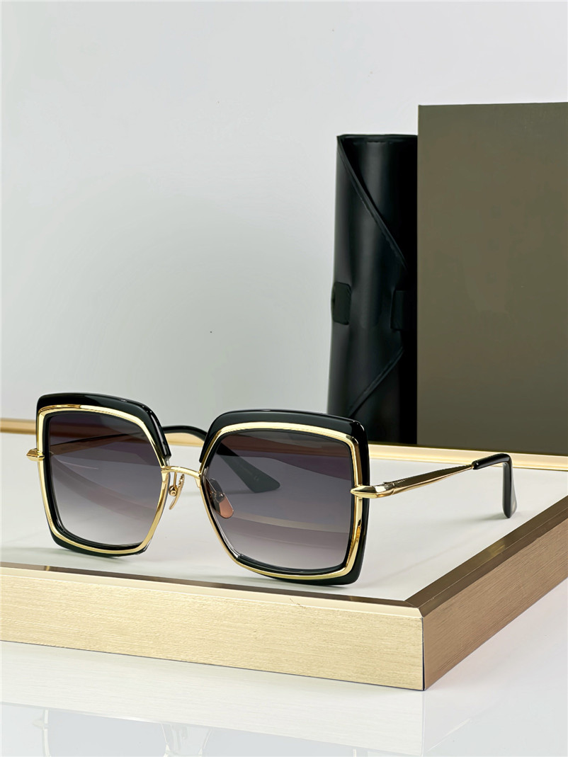 New fashion design women square sunglasses NARCISSUS metal acetate frame 80s-era womenswear and accessories style outdoor uv400 protection eyewear