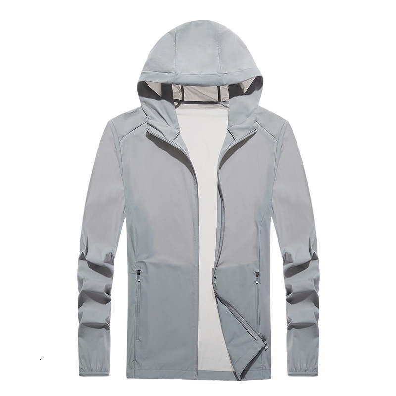 Ddmyoutdoor Elastic Men S Windbreaker Couple S Breathable And UV Resistant Sun Protection Suit Ice Silk Skin Windbreaker Jogging Suit