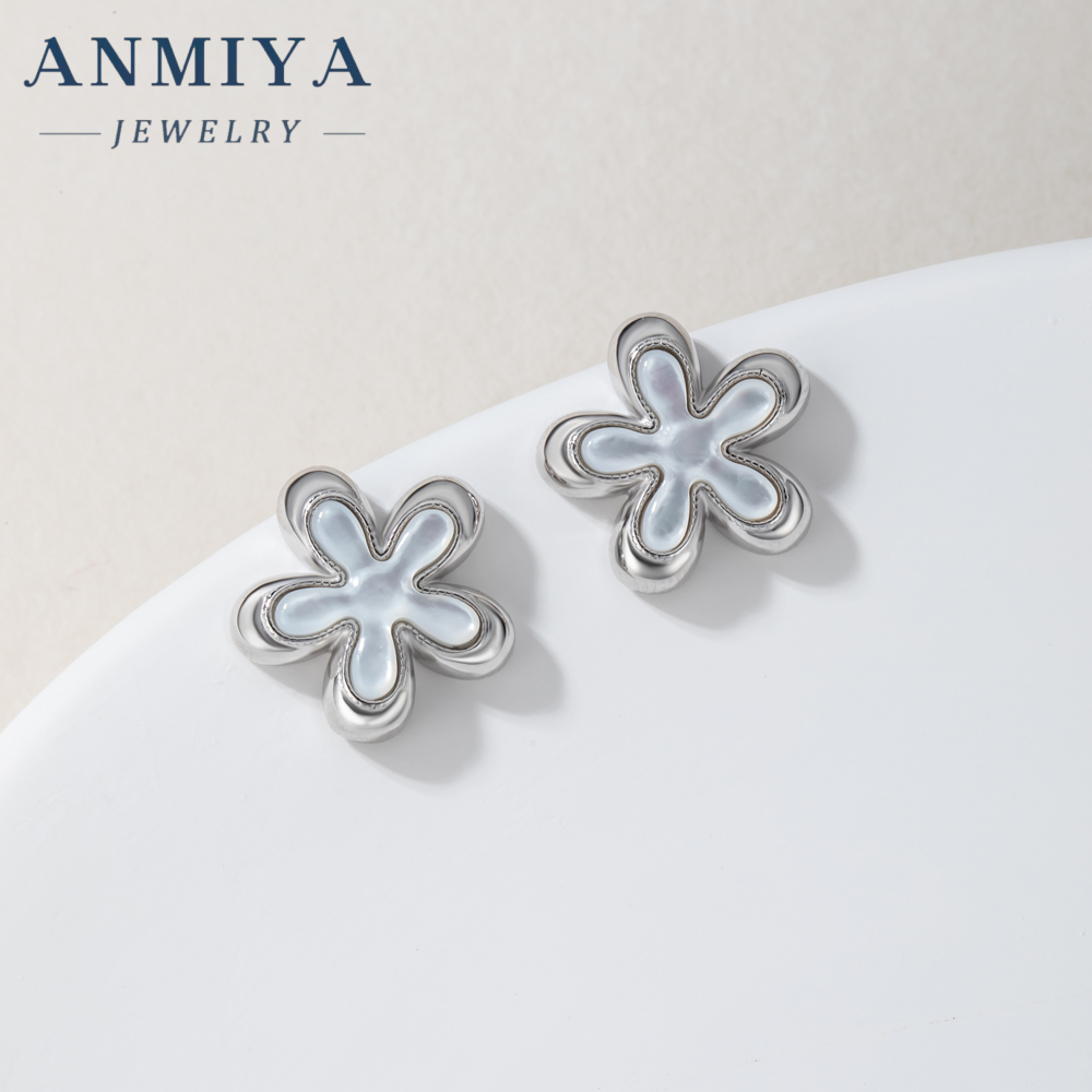 INS Hot Sale 925 Sterling Silver Luxury Four Leaf Flower Earrings Necklace Set for Parties Gifted Zircon Stones Crafted Ladies