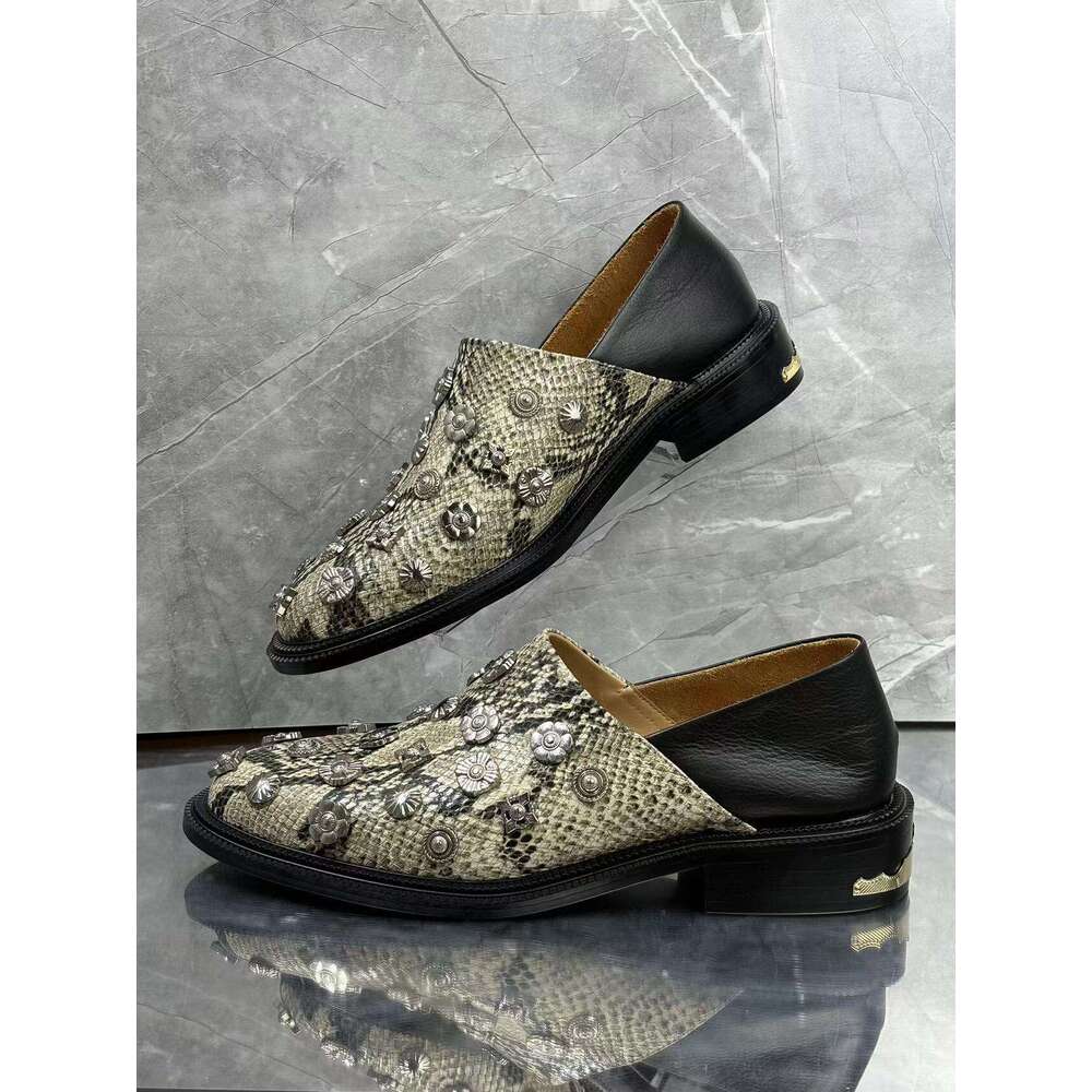 New Casual Spring Summer Men's Shoes Pure Leather Wear-resistant Comfortable