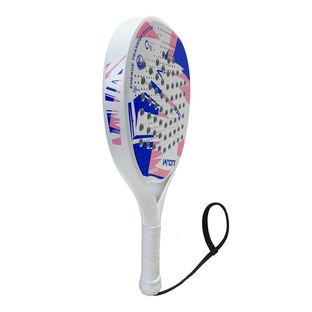 Racket Carbon Fiber Surface with EVA Memory Flex Foam Core Lightweight Padel Racquet