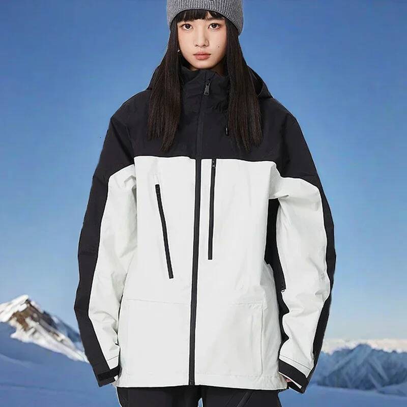 Ddmyoutdoor Winter New Couple Skiing Jackets Outdoor Sport Man Waterproof Coat Women Alpine Snowboard Tops Windproof Warm Snow Cold Clothes Jogging Su