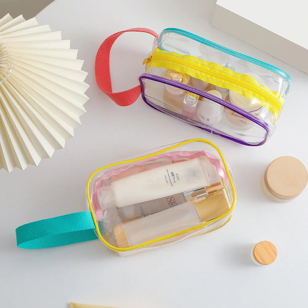 Transparent Waterproof Makeup Bag For Women Big Capacity Toiletry Summer Beach bag 250614