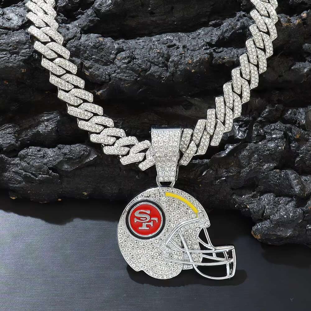 Custom Champion Pendant Sports Teams Football Field Hockey Rugby Cap Vintage Necklace Hip Hop Necklace Customize