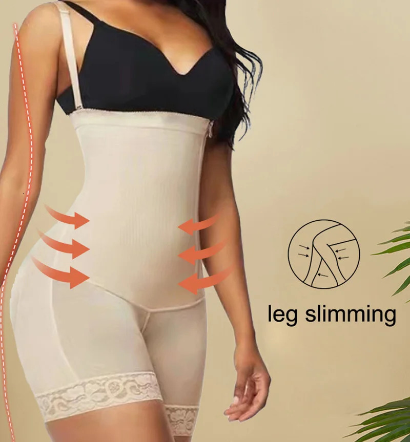 AfruliA High Compression Bodysuits Shapewear Fajas Colombianas Corrective Girdles Tummy Control Pes BBL Slimming Body Shaper 250605