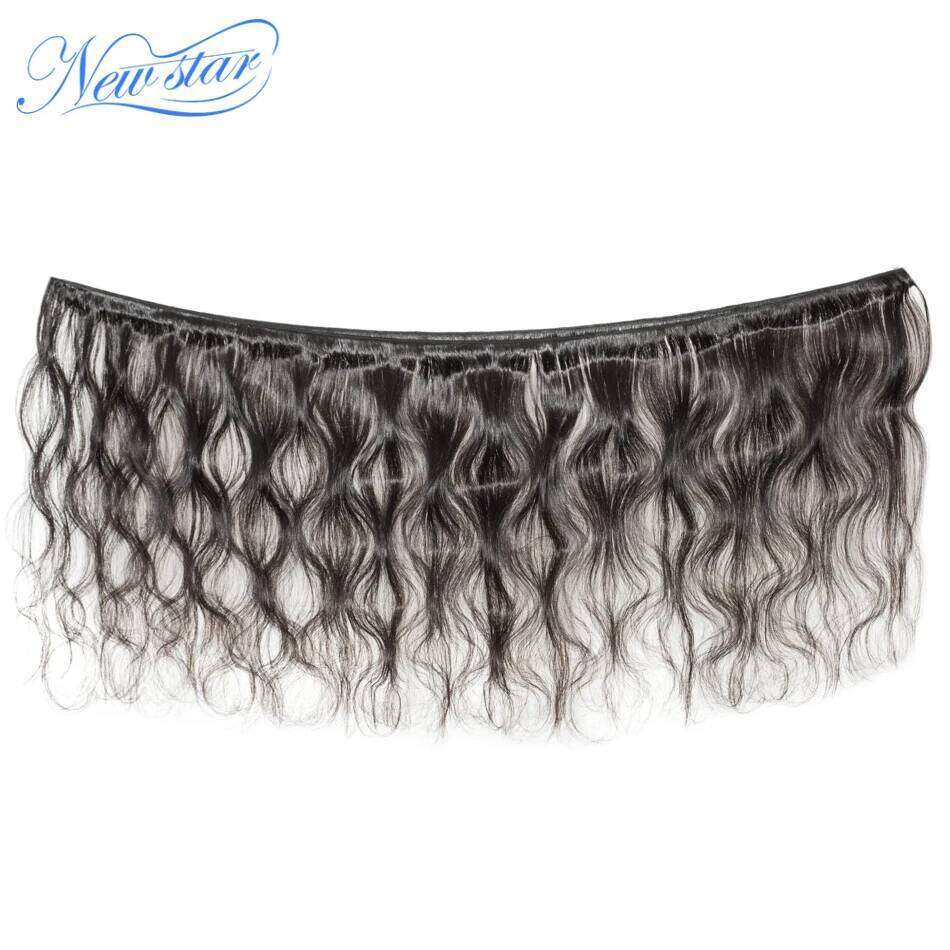 New Star Peruvian Body Wave 3 Bundles With Lace Closure 100% Unprocessed Virgin Human Hair Weave Extension And 4x4 Closures