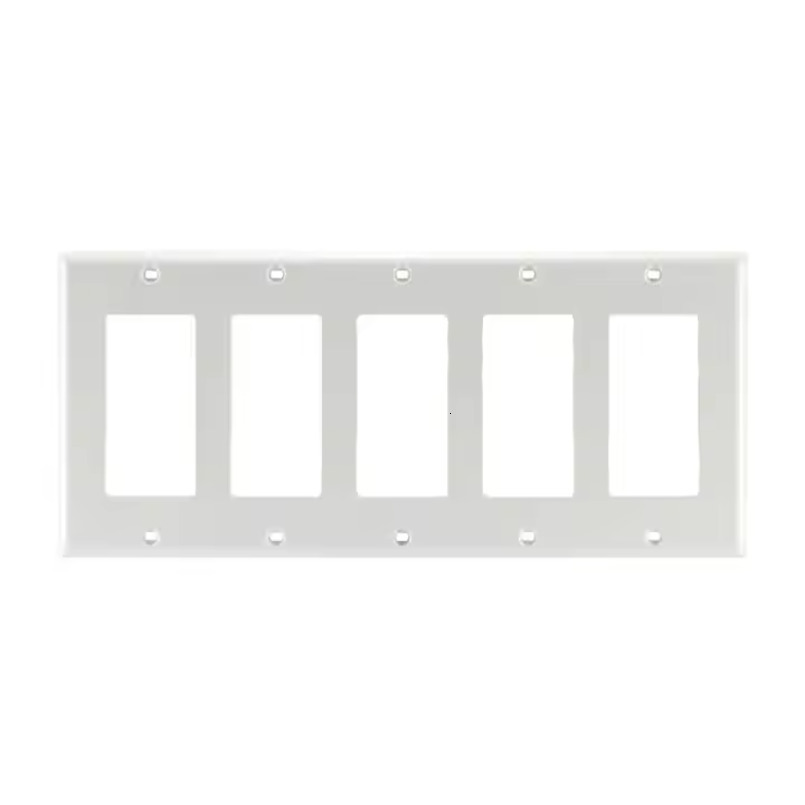 1-5 Gang Hot Sale Plastic American Style Wall Switch Plate Outlet Cover American Standard Wall Panel Order inquiry back office Order inquiry back offi