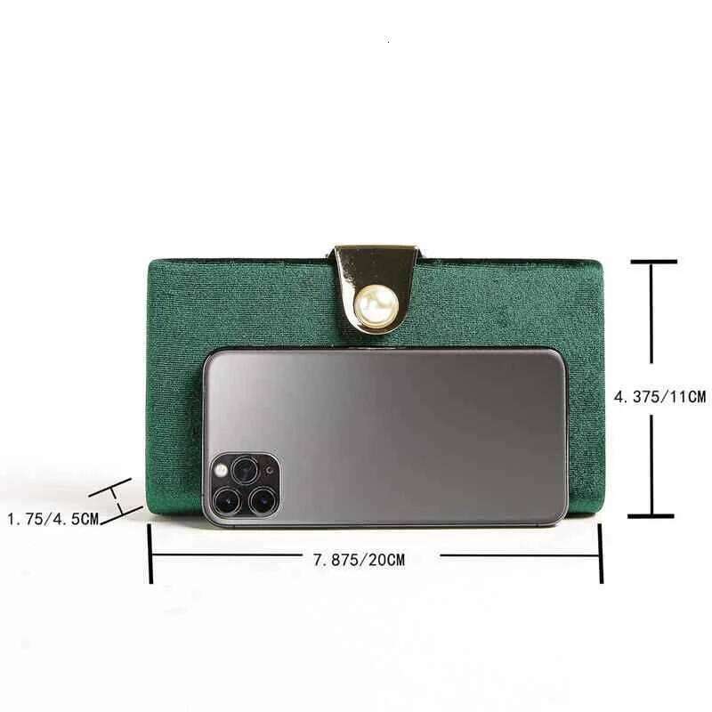 Vintage Simple Design Veet Clutch Wedding Ball Lardies Green/red Evening Bags with Shoulder Chain Elegant Square Handbags